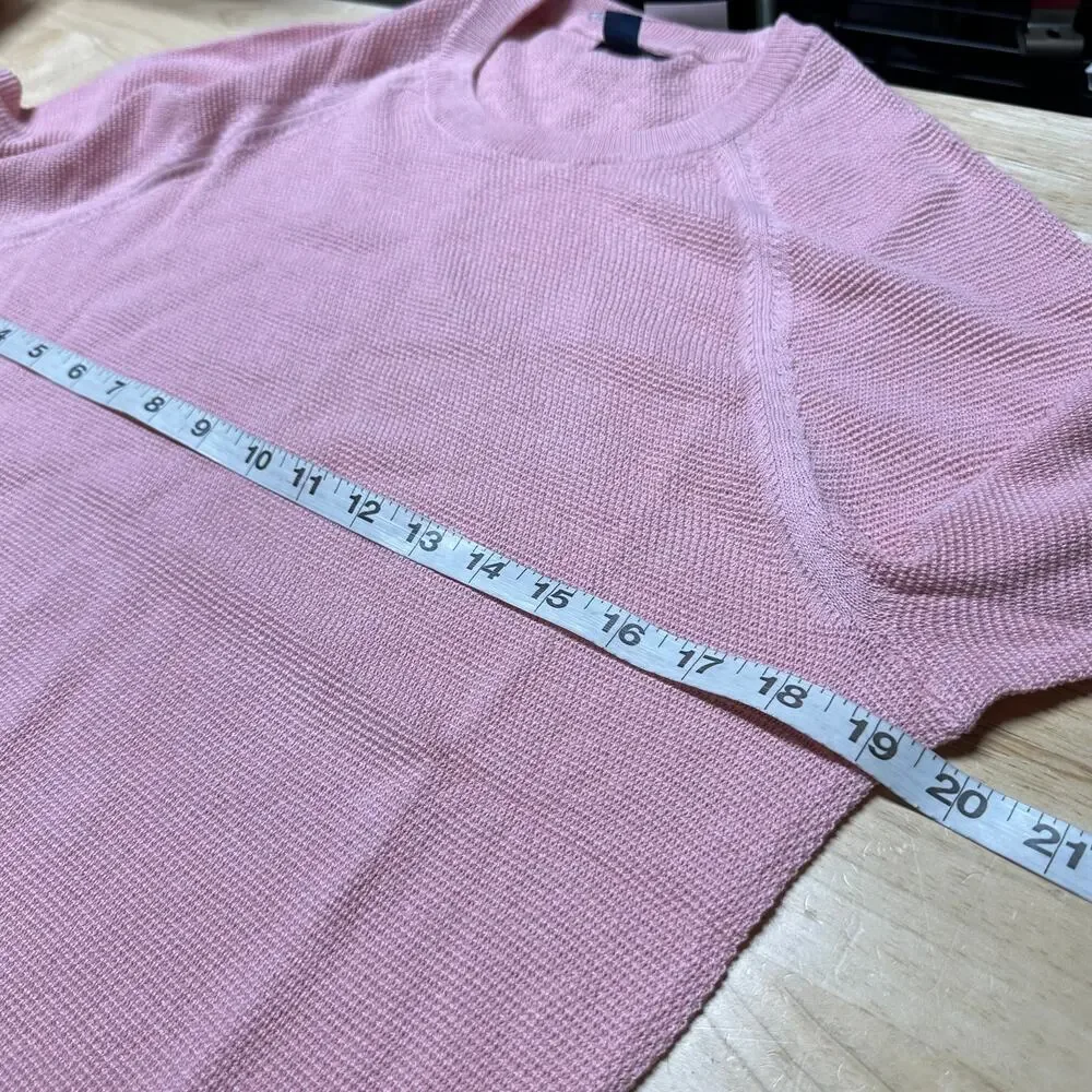 J. Crew Men's Crewneck Sweater in Pink Size Medium New With Tags Condition